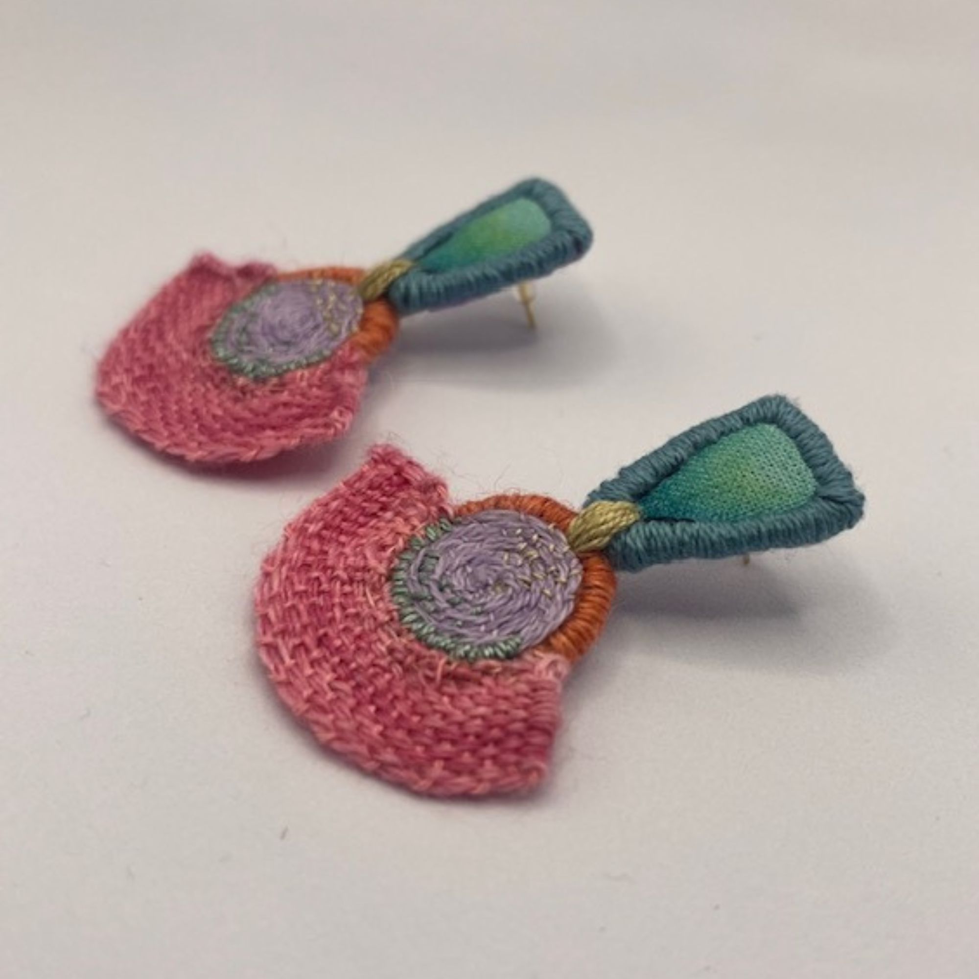 Textile Earrings
